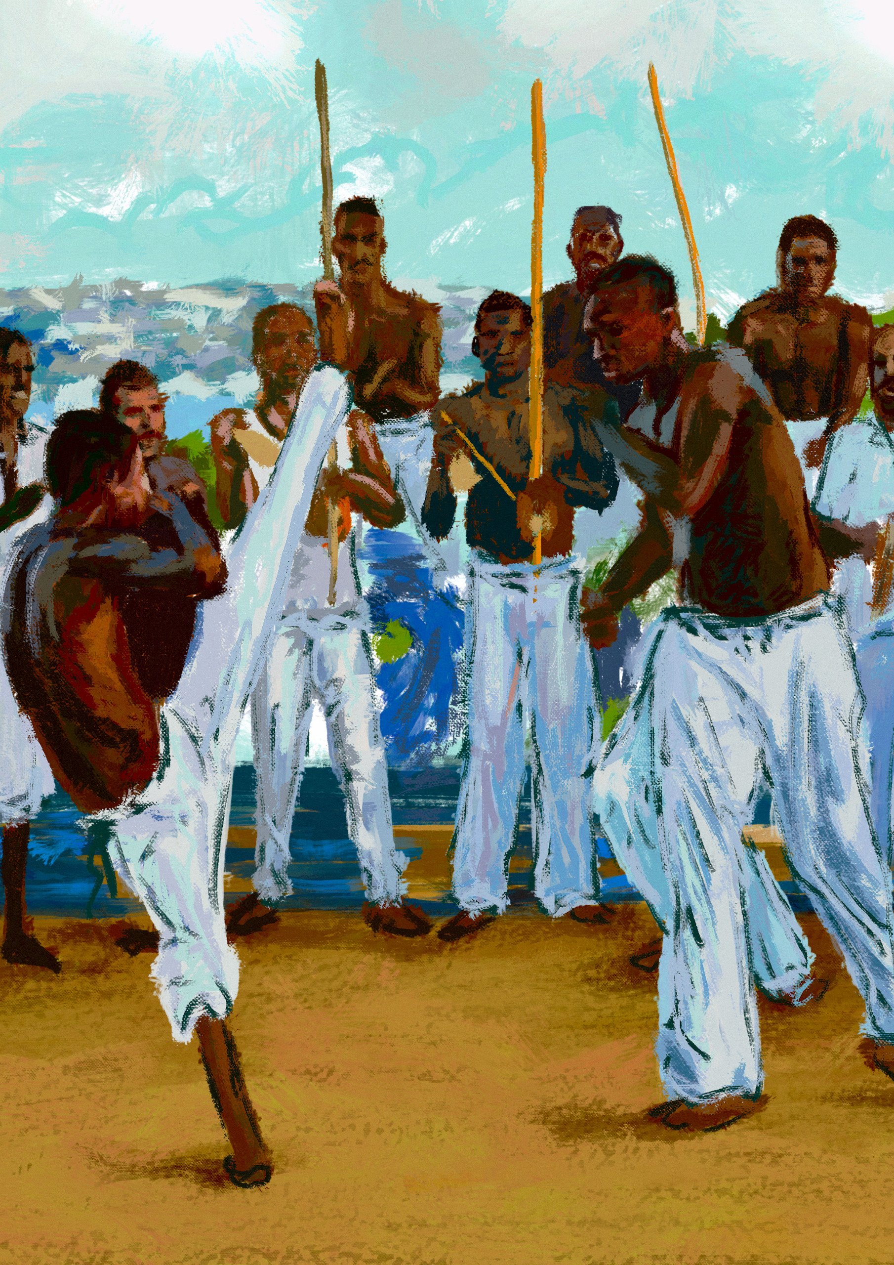 Artista visual itajaiense abre exposição Retratos Negros no Museu Histórico