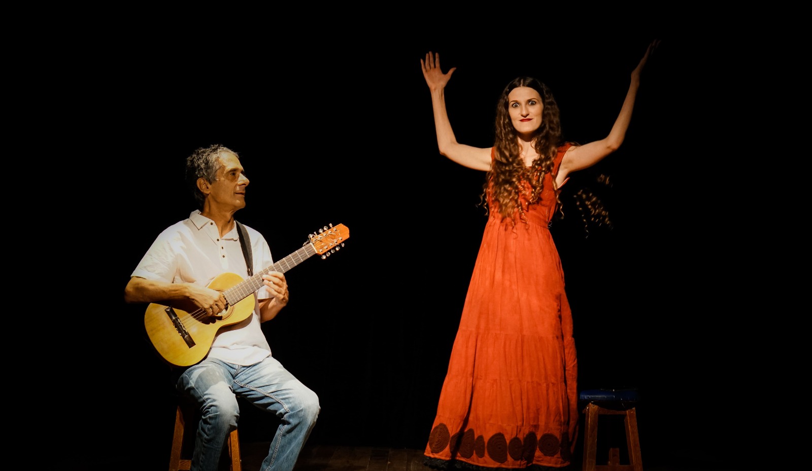 Encontros de Lua Cheia em Canelinha: evento gratuito celebra a tradição oral com teatro e música