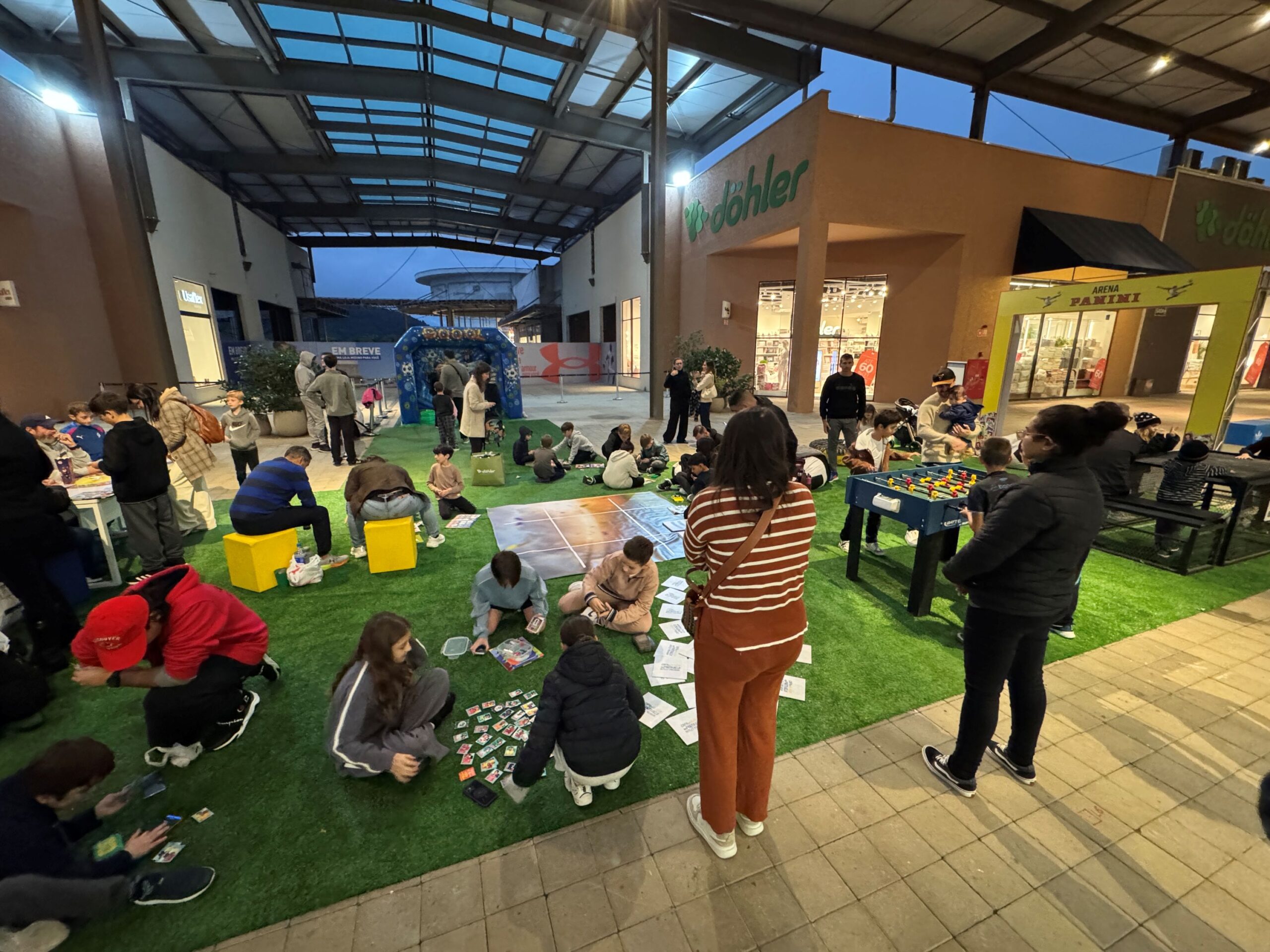 FutGames traz recreação esportiva gratuita ao Porto Belo Outlet Premium neste fim de semana
