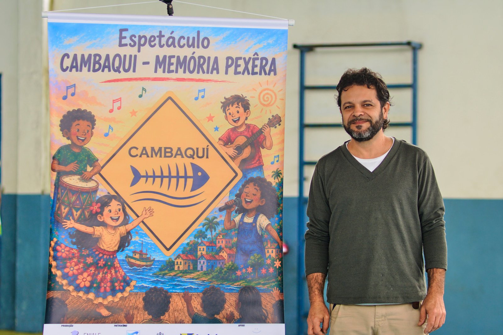 Projeto “Cambaquí – Memória Pexêra” leva música, teatro e identidade local a escolas de Itajaí